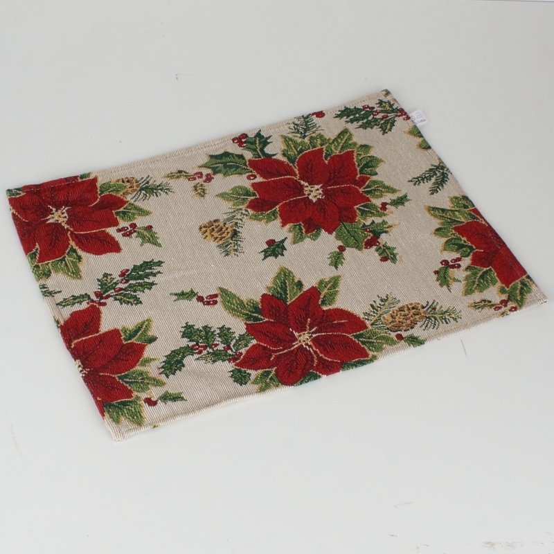 Prostírání s motivem vánoční hvězdy 33x48cm