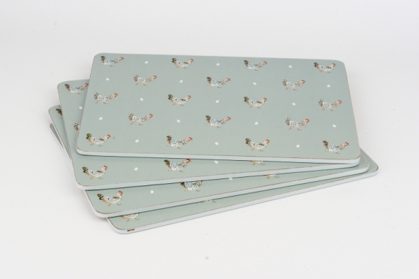 Prostírání set 4ks slepičky Sophie Allport 29x21,5cm