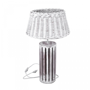 Proutěná lampa 64cm s cylindrem