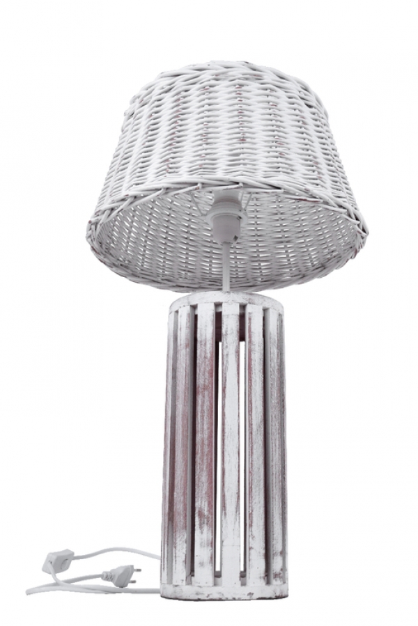 Proutěná lampa 64cm s cylindrem