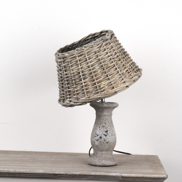 Proutěné stínidlo 30x20cm