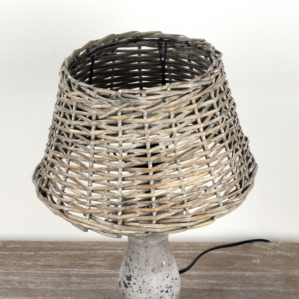 Proutěné stínidlo 30x20cm