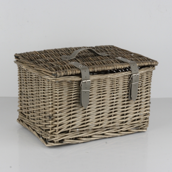 Proutěné truhlice dvojkolo 37x32x28cm