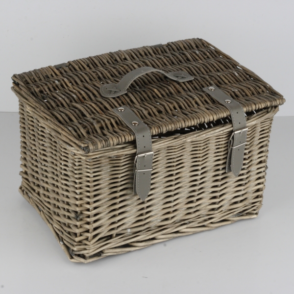 Proutěné truhlice dvojkolo 37x32x28cm