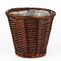 Proutěný koš hnědý velký