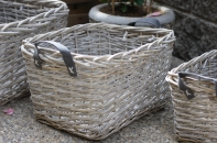 Proutěný koš hranatý malý 36cm