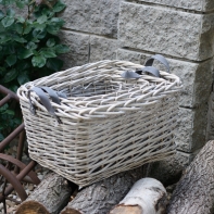 Proutěný koš hranatý velký 50cm