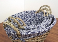 Proutěný koš L 44x29x34cm