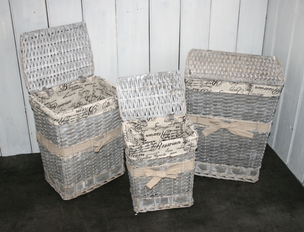 Proutěný koš na prádlo 38x28x18cm