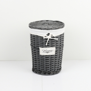 Proutěný koš na prádlo tmavý HOME 40cm
