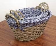 Proutěný koš na prádlo XL 51x33x39 cm