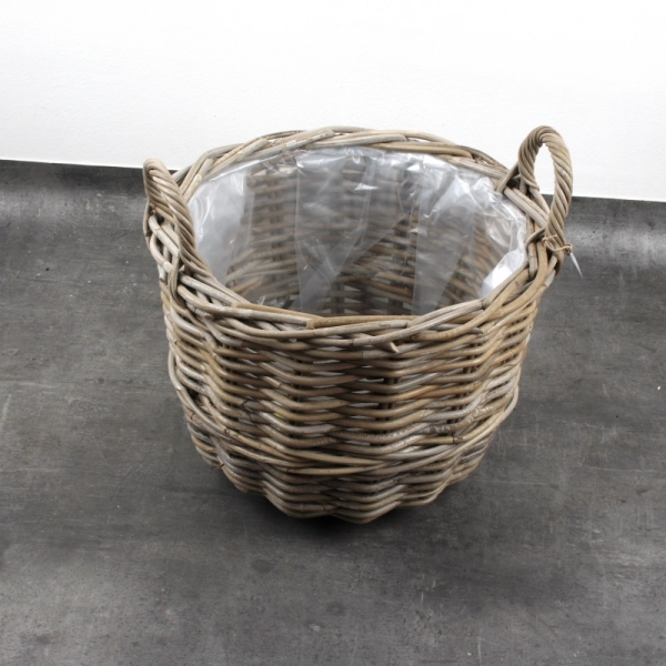 Proutěný koš na rostliny 34cm