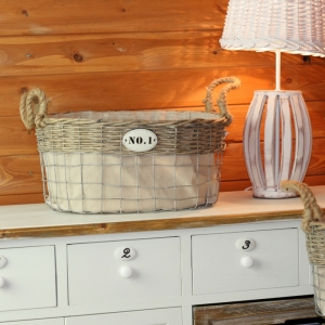 Proutěný koš NO.1 ovál velký 42cm