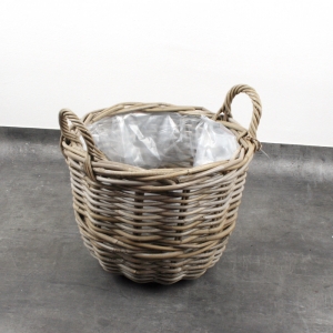 Proutěný koš s uchy na vánoční stromeček 40cm