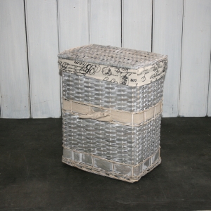 Proutěný koš - střední dek5823