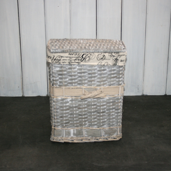 Proutěný koš - střední dek5823