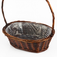 Proutěný koš větší
