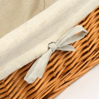 Proutěný košík látka 29x14x23cm