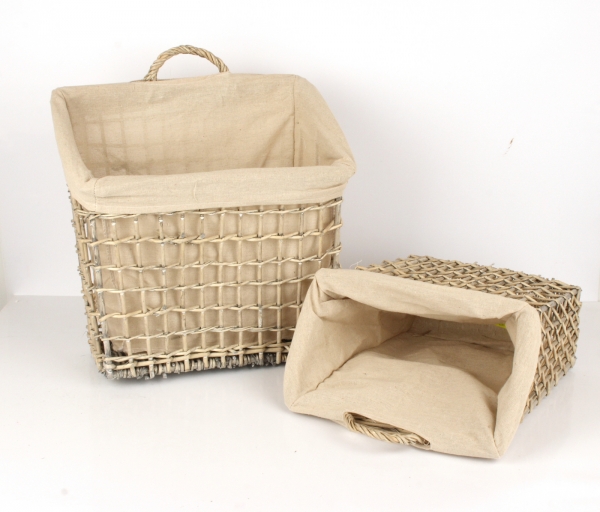 Proutěný stojan na časopisy 44x35x17cm