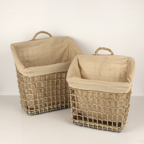 Proutěný stojan na časopisy 44x35x17cm