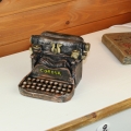 Psací stroj retro - kasička 16x17 cm