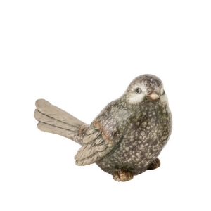 Ptáček sedící zelený 19,5 x 10,2 x 13,3 cm keramika