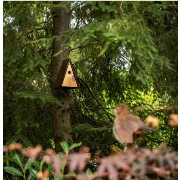 Ptačí budka na stěnu wigwam 16,3x18,2x27,5cm