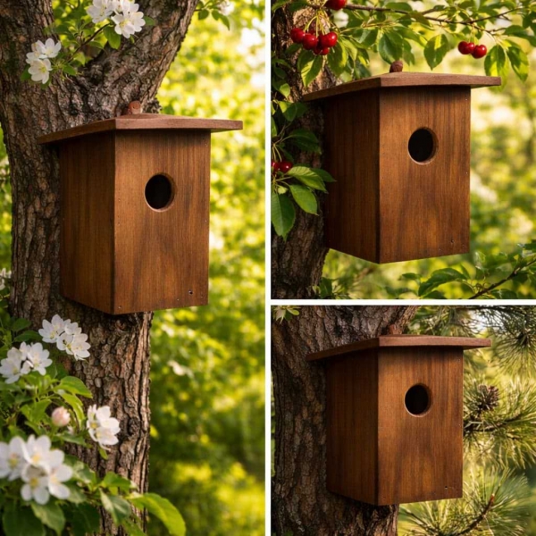 Ptačí budka pro lejska 32 mm