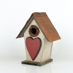 Ptačí budka se srdcem 