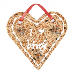 Ptačí krmení srdce