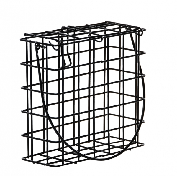 Ptačí krmítko pro venkovní ptactvo na lůj černé 