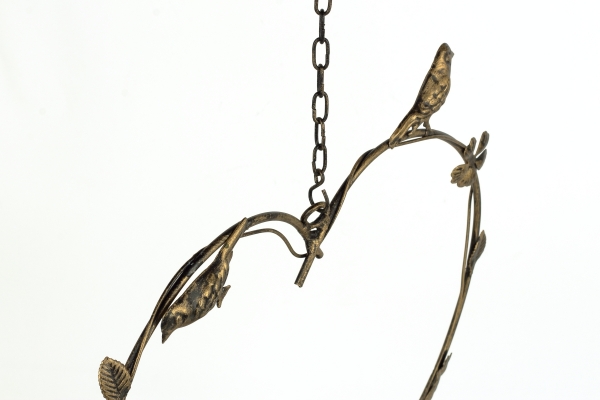 Ptačí pítko se závěsem srdce