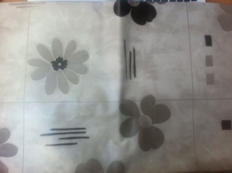 PVC ubrus šedý 140x110cm