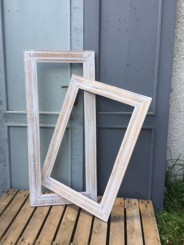 Rám na zrcadlo dřevěný 50x115cm