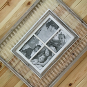 Rámeček na 4 fotografie - styl Provence 45x3x56cm