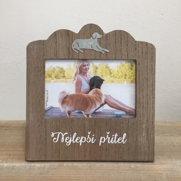 Rámeček na fotografie mazlíčka 20x21x1cm