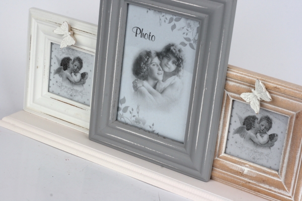 Rámečky na 3 fotky s motýlem 40cm