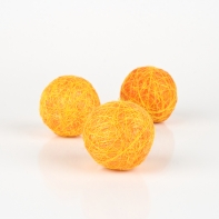 Ratanová koule 5cm oranžová
