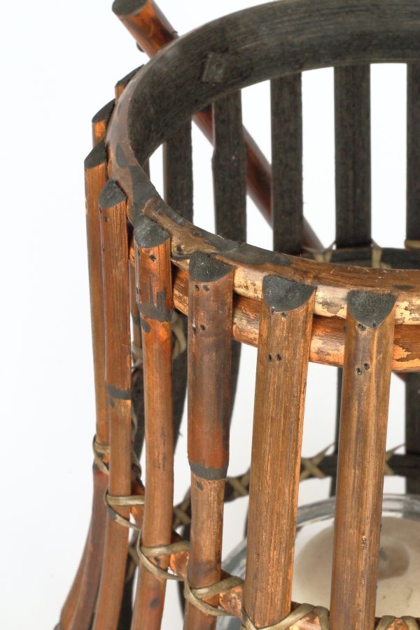 Ratanová lucerna hnědá 40x62cm