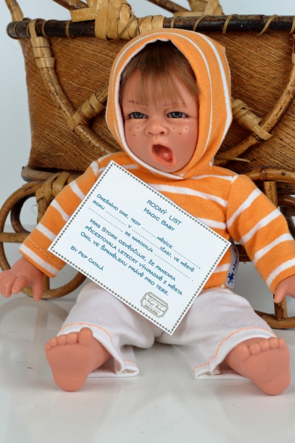 Realistická panenka kluk Tomáš 28cm
