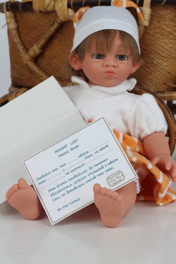 Realistická panenka Tereza 28cm 