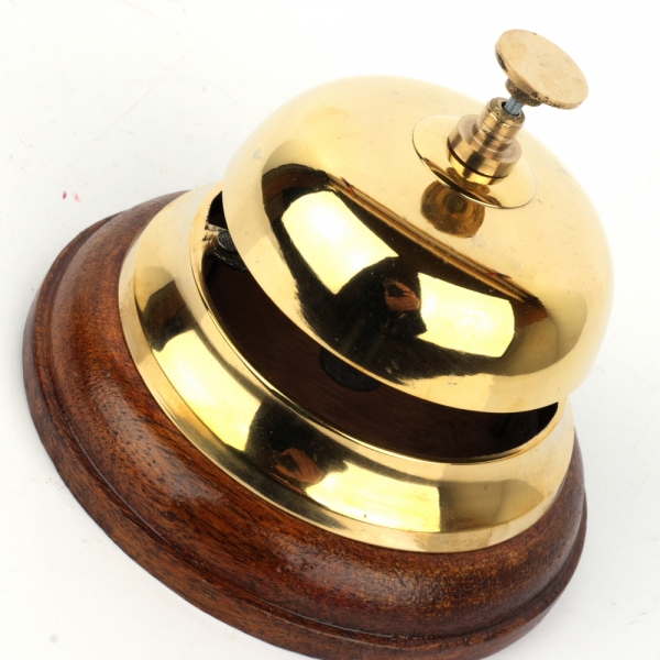 Recepční zvonek 12x10cm