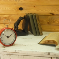 Retro budík POUZE JAKO DEKORACE! - VYŘAZENO dek4805