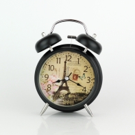Retro budík Vzpomínky na Paříž 17cm