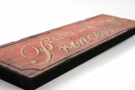 Retro cedule Princess 42x12x2cm