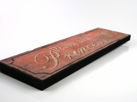 Retro cedule Princess 42x12x2cm