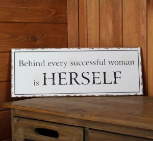 Retro cedule Successful women... 40cm