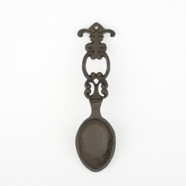 Retro dekorace litinová lžíce 21,5cm