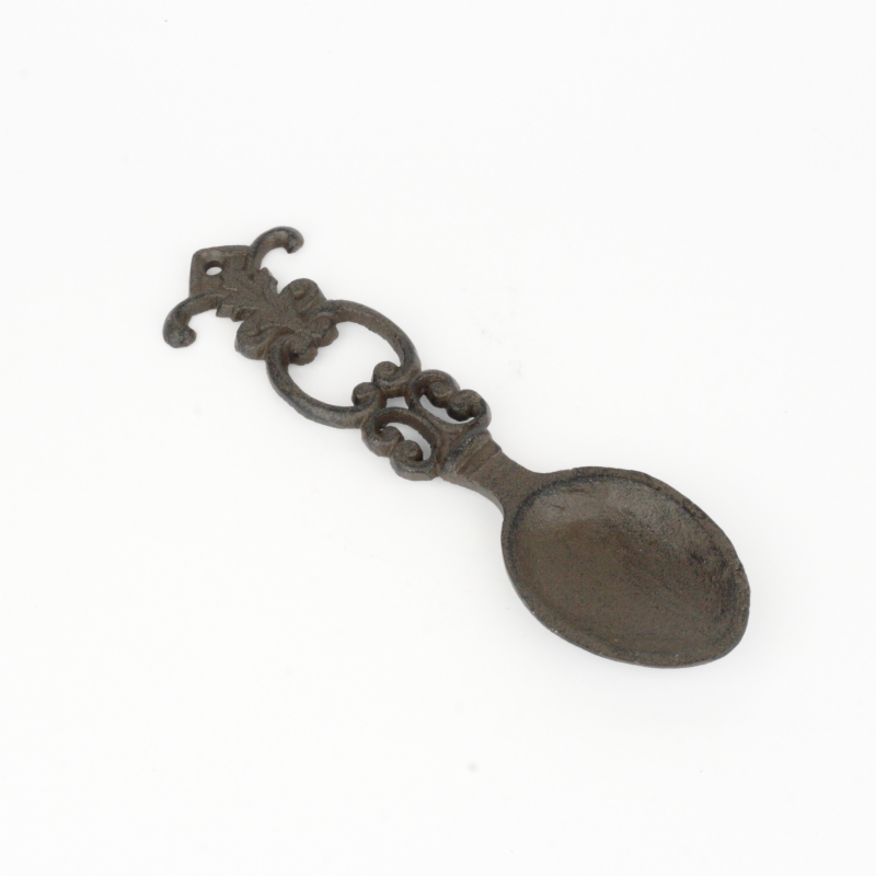 Retro dekorace litinová lžíce 21,5cm