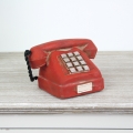 Retro dekorace telefon 10x16 cm